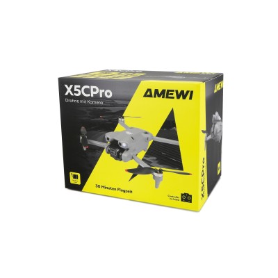 AMXFlight X5CPro dron s kamerou, LCD dálkovým ovládáním, střídavé motory, 2xAKU