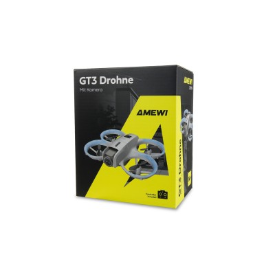 Dron GT3 s FPV kamerou a LED oblouky, RTF sada pro začátečníky