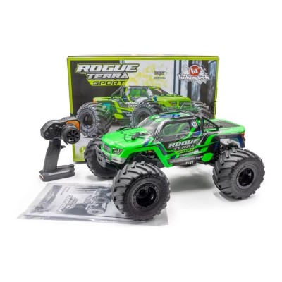 ROGUE TERRA SPORT RTR Brushless Monster Truck 4WD (15kg servo), zelená