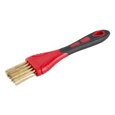 Kartáč mosaz 2 řadý 0,3 rovný štětec plast.ruk. 20cm Festa