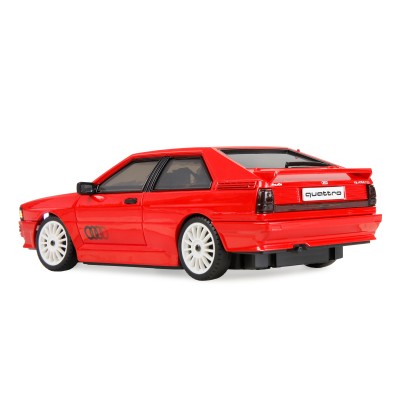 Audi quattro 1980 Onroad a Drift pneu 4WD 1:28 RTR červená