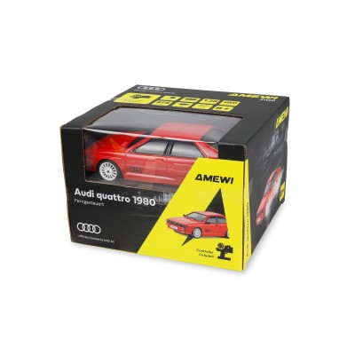 Audi quattro 1980 Onroad a Drift pneu 4WD 1:28 RTR červená