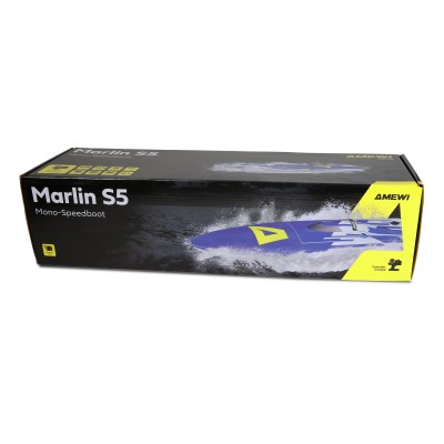 RC člun Marlin S5 Mono Speedboat Brushless proporcionální 450mm RTR