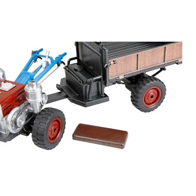 RC Retro traktor-Terra s kouřem a světlem 4WD proporcionální 1:12 RTR