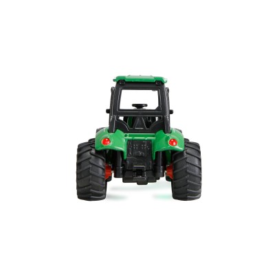 Kovový RC traktor s cisternou 1:64 RTR zelený, 3 rychlostní stupně, LED světla