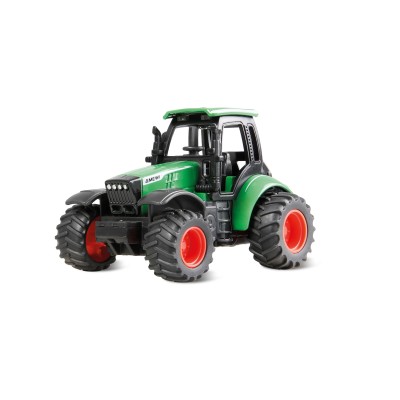 Kovový RC traktor s cisternou 1:64 RTR zelený, 3 rychlostní stupně, LED světla