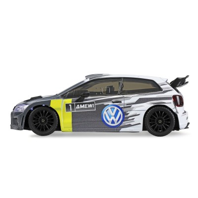VW Polo R WRC Rally/Drift 4WD 1:28 RTR šedý