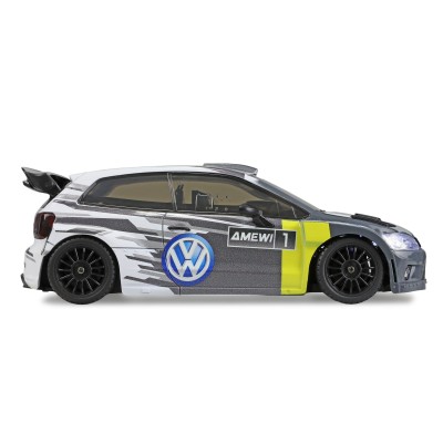 VW Polo R WRC Rally/Drift 4WD 1:28 RTR šedý