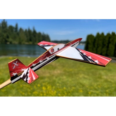 Stick plane - Extra 300 Červená
