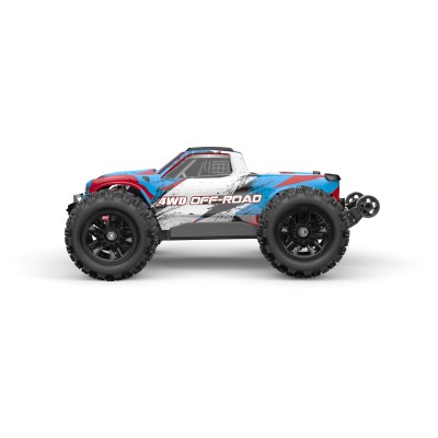Hyper Go MonterTruck V2 střídavý 45km/h 4WD 1:16 RTR LED modro/červený