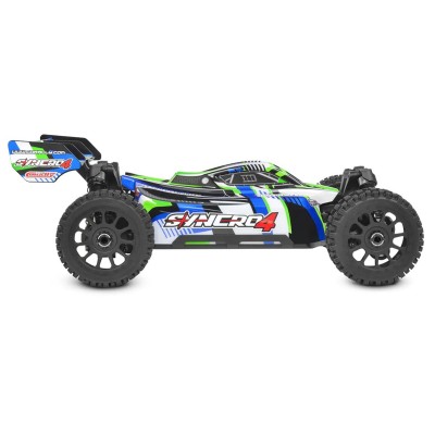 SYNCRO-4 - BUGGY 4WD 3-4S Brushless - RTR - 2026 zelená