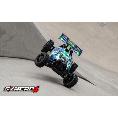 SYNCRO-4 - BUGGY 4WD 3-4S Brushless - RTR - 2026 zelená