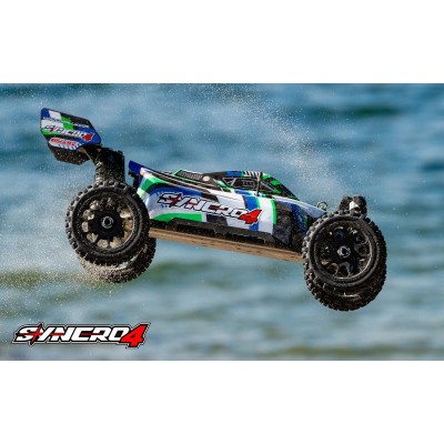 SYNCRO-4 - BUGGY 4WD 3-4S Brushless - RTR - 2026 zelená