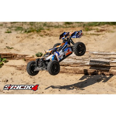 SYNCRO-4 - BUGGY 4WD 3-4S Brushless - RTR - 2026 oranžová