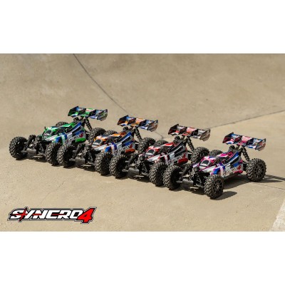 SYNCRO-4 - BUGGY 4WD 3-4S Brushless - RTR - 2026 růžová