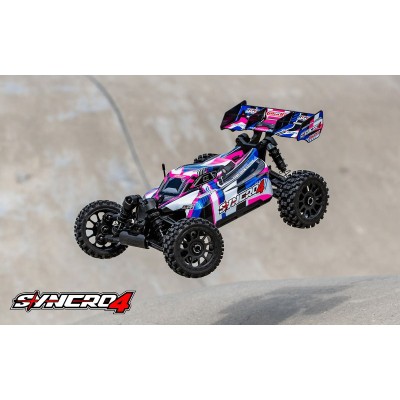 SYNCRO-4 - BUGGY 4WD 3-4S Brushless - RTR - 2026 růžová