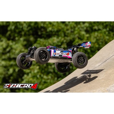 SYNCRO-4 - BUGGY 4WD 3-4S Brushless - RTR - 2026 růžová