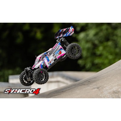 SYNCRO-4 - BUGGY 4WD 3-4S Brushless - RTR - 2026 růžová