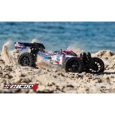 SYNCRO-4 - BUGGY 4WD 3-4S Brushless - RTR - 2026 růžová