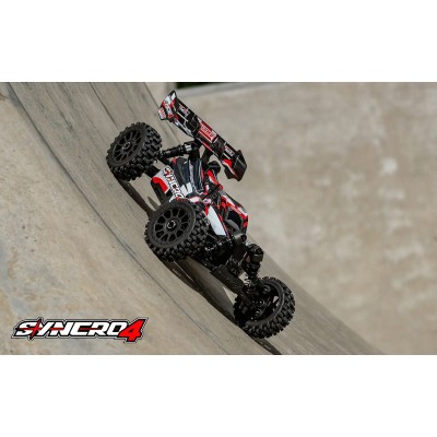 SYNCRO-4 - BUGGY 4WD 3-4S Brushless - RTR - 2026 červená