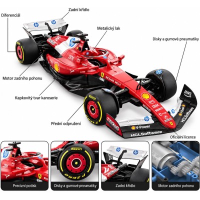 RC formule Ferrari SF-25 1:12 – Rastar, 2,4 GHz