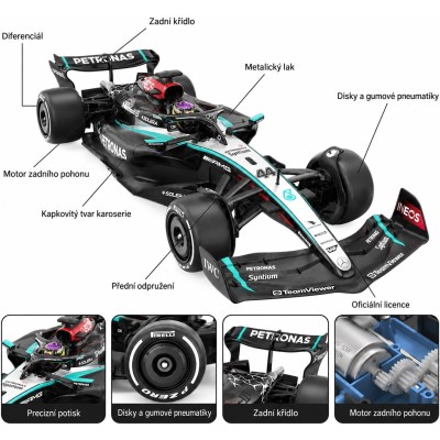 RC formule Mercedes-AMG F1 W15 E Performance 1:12 – Rastar, 2,4 GHz