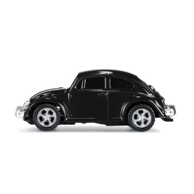 VW Brouk 1300 kovový s pistolovým dálkovým ovládáním a LED světly 1:64 RTR černý