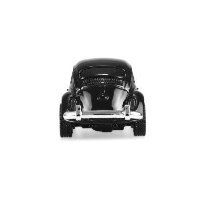 VW Brouk 1300 kovový s pistolovým dálkovým ovládáním a LED světly 1:64 RTR černý