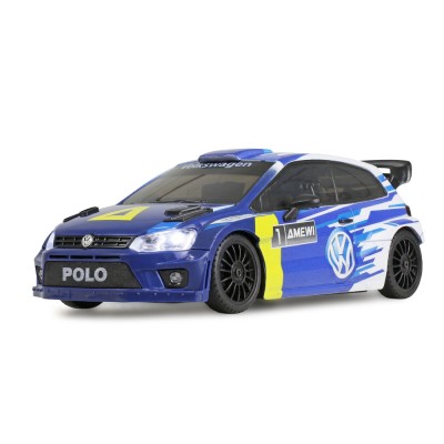 VW Polo R WRC Rally/Drift s Gyroskopem 4WD 1:28 RTR modrý