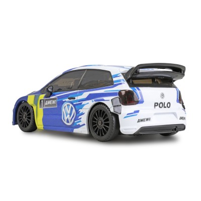 VW Polo R WRC Rally/Drift s Gyroskopem 4WD 1:28 RTR modrý