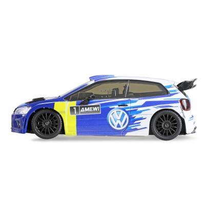 VW Polo R WRC Rally/Drift s Gyroskopem 4WD 1:28 RTR modrý