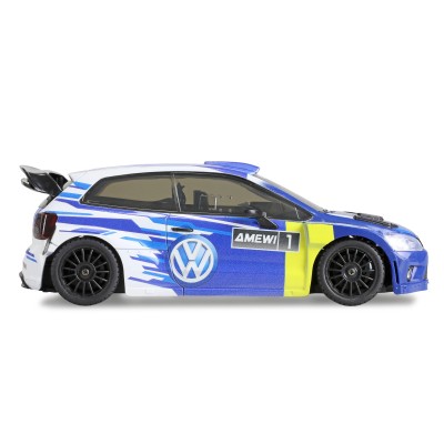 VW Polo R WRC Rally/Drift s Gyroskopem 4WD 1:28 RTR modrý