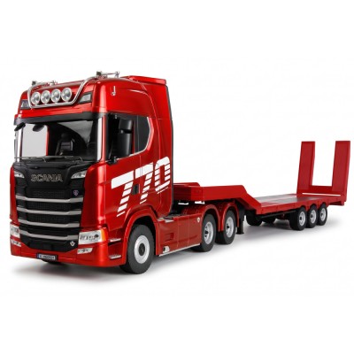 RC tahač Scania 770 6x4 s podvalníkem 1:18 RTR červený