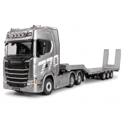 RC tahač Scania 770 6x4 s podvalníkem 1:18 RTR stříbrný