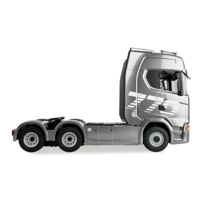 RC tahač Scania 770 6x4 s podvalníkem 1:18 RTR stříbrný