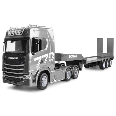 RC tahač Scania 770S 6x4 s podvalníkem 1:24 RTR stříbrný