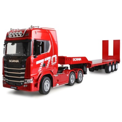 RC tahač Scania 770S 6x4 s podvalníkem 1:24 RTR červený