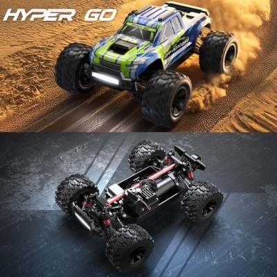 Hyper GO MTX14 RC MonsterTruck střídavý motor 4x4 1:14 RTR LED rampa