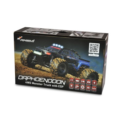 Amewi RC monstertruck Daphoenodon GYRO 4WD 1:12 RTR, modrá