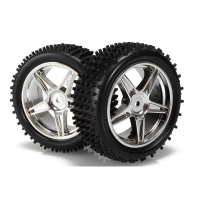 Gumy nalepené – Buggy 1:10, přední, 2ks (Chrom)