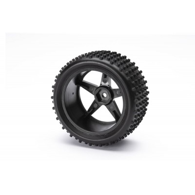 Gumy nalepené – Buggy 1:10, zadní, 2ks (Černé)