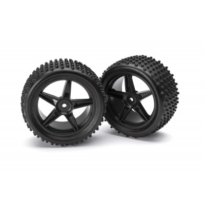 Gumy nalepené – Buggy 1:10, zadní, 2ks (Černé)