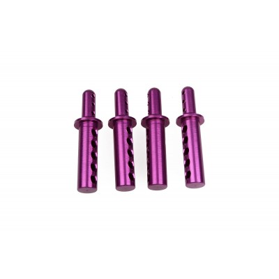 Držák/sloupky karoserie – Monster, 4ks. (ALU) - fialové