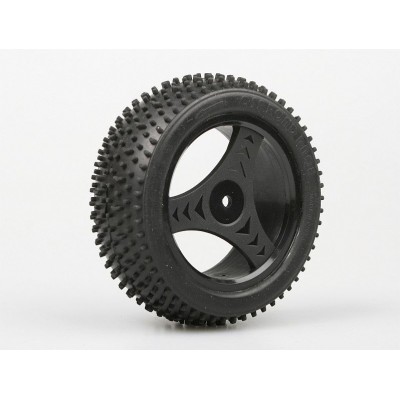 Gumy přední nalepené 1:10, OFF ROAD, 2ks.