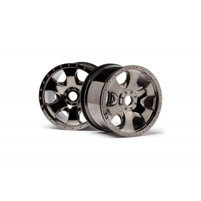 Warlock disky - Černý chrom (83x56mm) 2ks