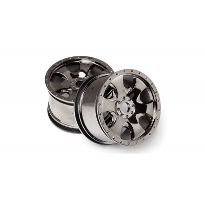 Warlock disky - Černý chrom (83x56mm) 2ks