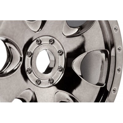 Warlock disky - Černý chrom (83x56mm) 2ks