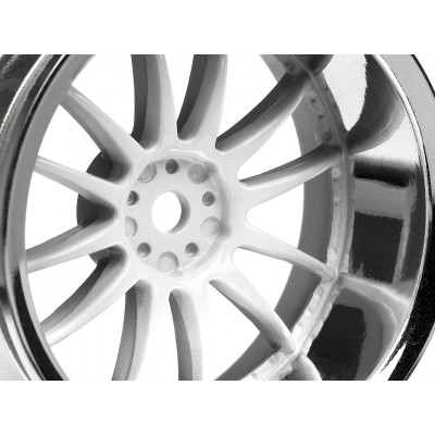 Work XSA 02C disky 26mm chromové/bílé (9mm OFFSET)