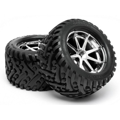 Nalepené GOLIATH gumy 178x97mm na BLAST chromových diskách