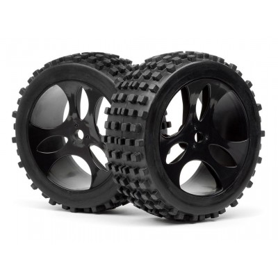 Gumy nalepené na černých diskách, 2ks. (Vader XB)